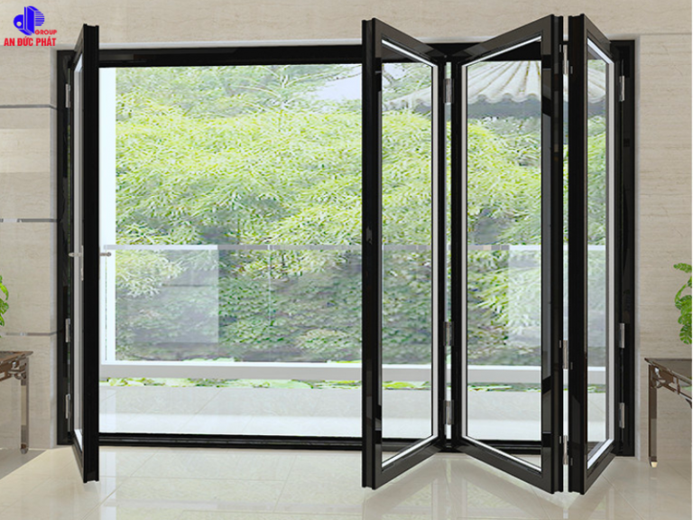 Cửa lùa xếp trượt cánh lẻ – Loại 3-1 cánh - An Đức Phát Windows